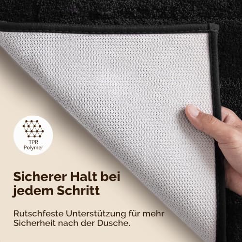 GRANNY SAYS Badezimmerteppich, Badematte rutschfest, Super Weicher Badteppich rutschfest Waschbar Absorbierend, Badvorleger für WC Teppich… – Ansicht 4