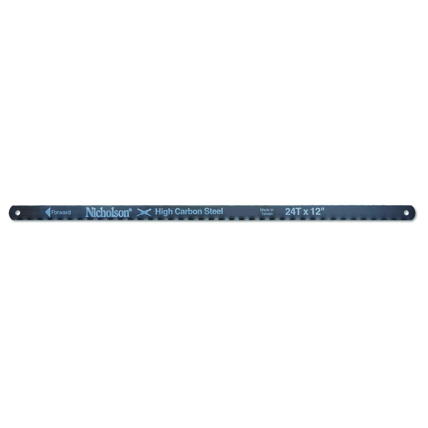 Nicholson 63268 Replacement Shatterproof Hacksaw Blade SS1224 12" x 24 TPI - 2/Pk