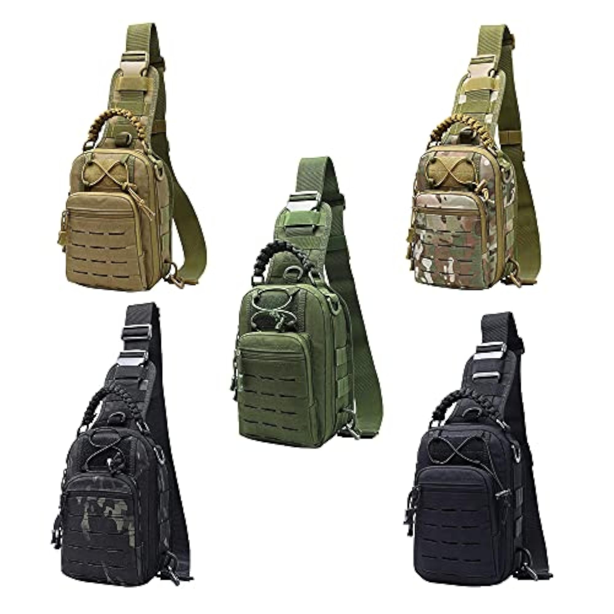 Compact Sling Bag for Outdoor Hiking, Cycling