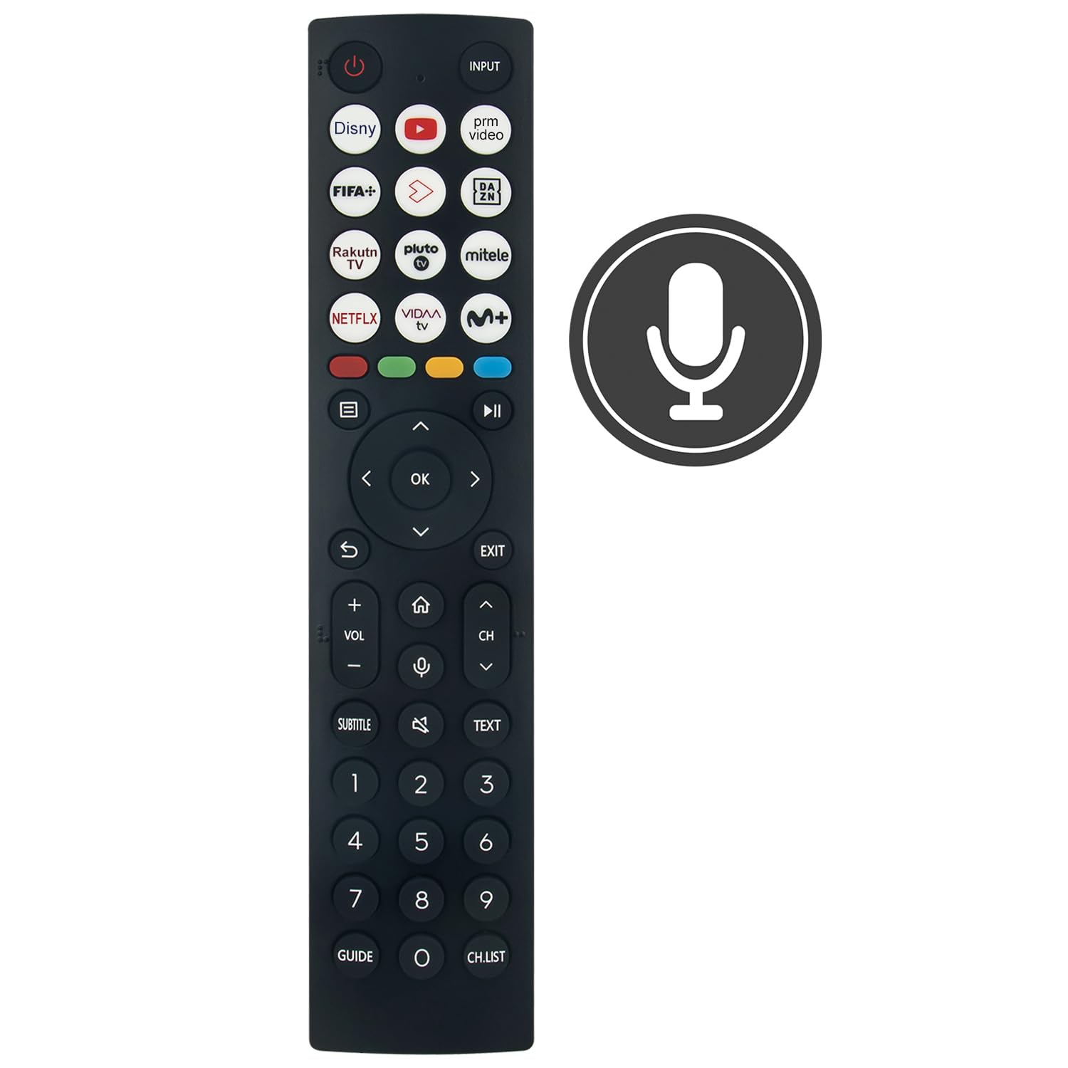 VINABTY Replacement Remote Control ERF2O36 Fit for Hisense FHD TV 40A4K 32A4K 40E42KT 40E43KT 40A4KTUK 40A47KTUK 40A48KTUK 40A49KTUK 40E4KTUK 40E41KTUK - Image 2
