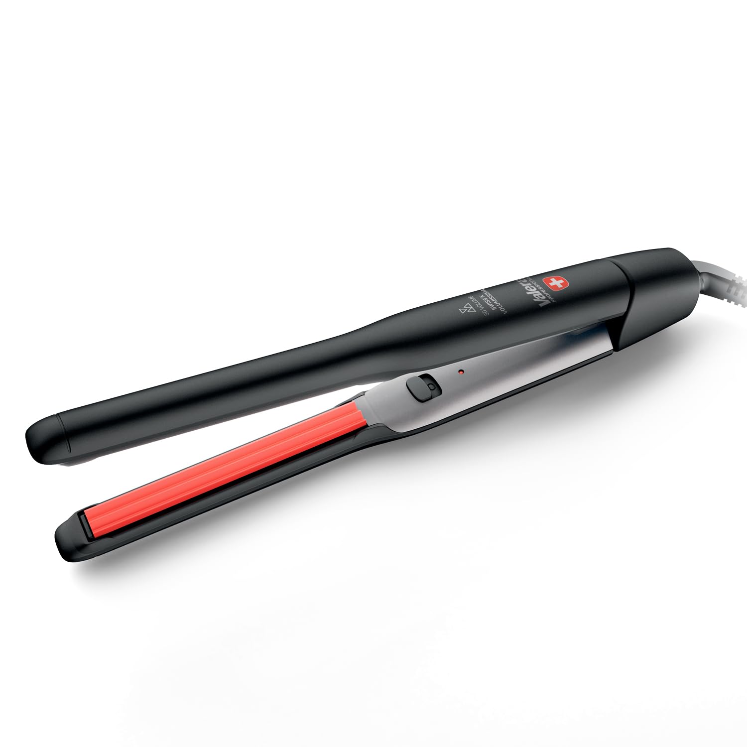 Valera, Swiss'X Volumissima, Plancha Onduladora Profesional, Ideal para Ondas, de Cerámica, con Control Electrónico de Temperatura, Puntas Termoaislantes, Cable 3 m, On/Off 230°C, Swiss Made