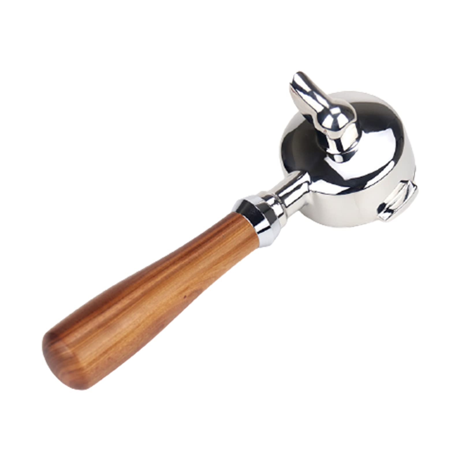 XAGMODSHN Siebträger aus Holz, 58 mm, Filtersiebträger für Holzgriff, Kaffeezubehör