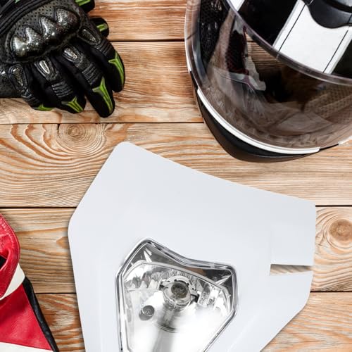 Faro LED delantero para motocicleta off-road con carcasa compacta de plastico 4