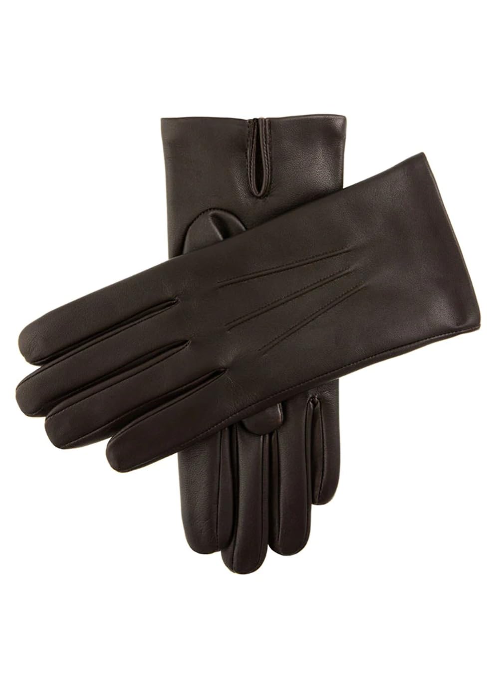 Dents Men's Brown Bath Classic Cashmere Lined Leather Gloves 9