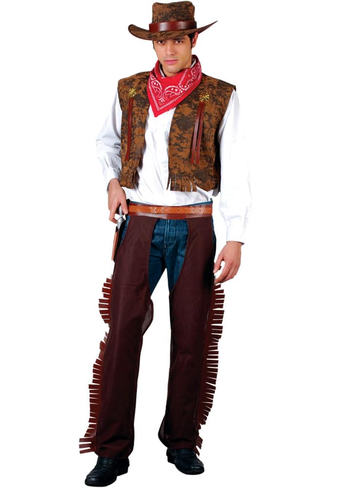 Wicked Costumes Adult Men's Western Cowboy Fancy Dress Costume