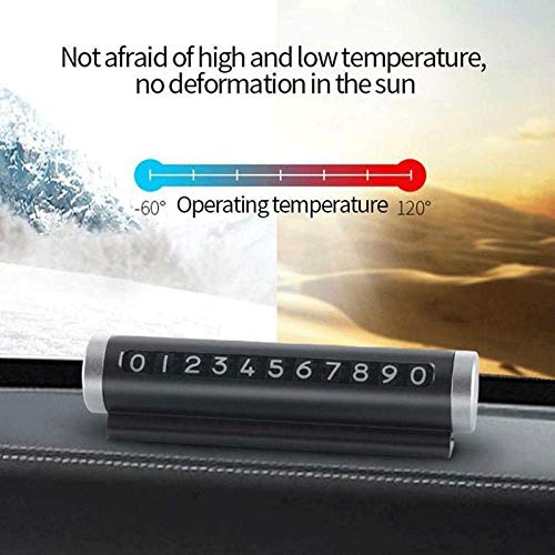 Plaque d'immatriculation aluminium rotative pour stationnement auto - 3