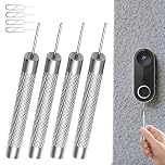 Doorbell Removal Pin, 8pcs Release Key Security Removal Tool Replacement Compatible with Nest Video Blink Google Nest Eufy Video