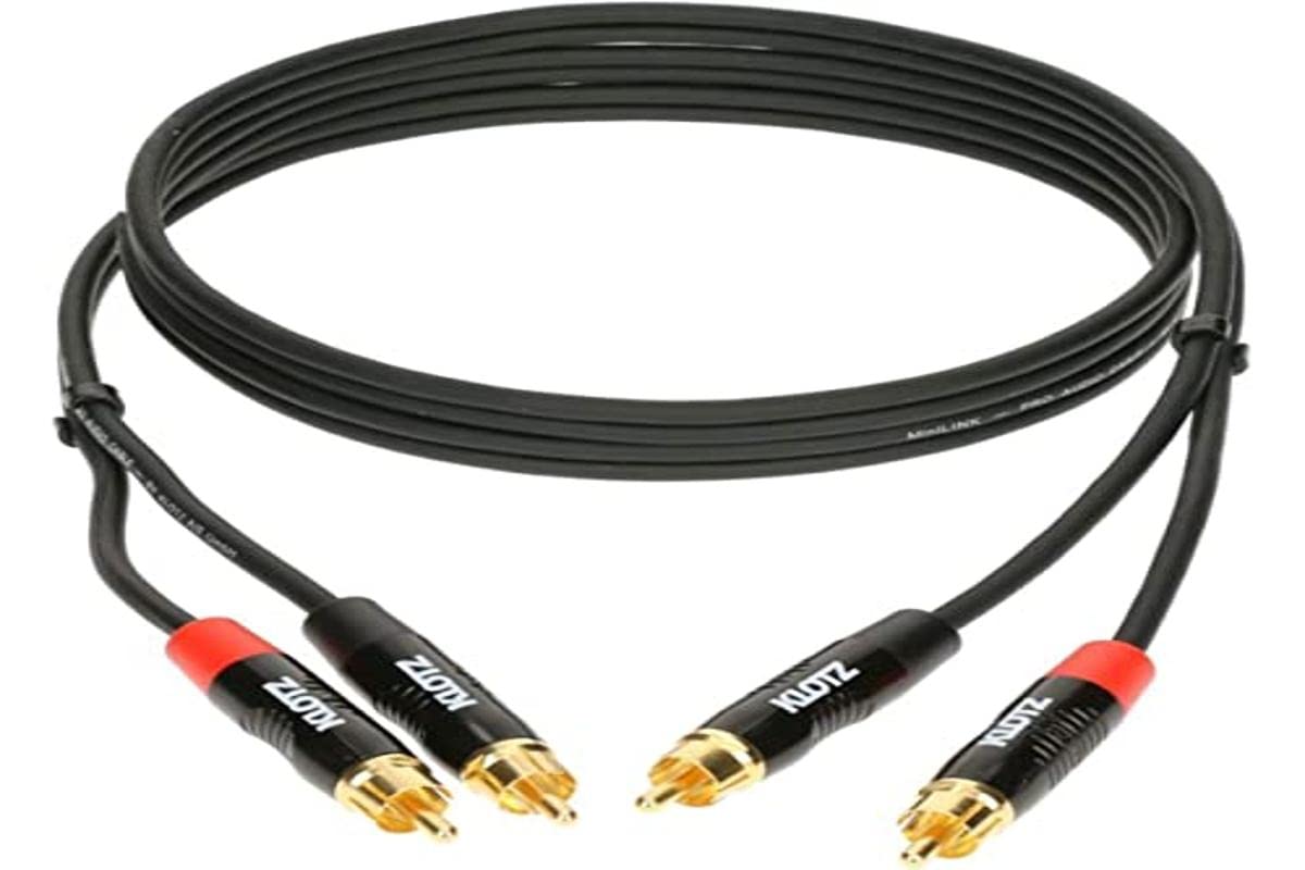 Evita ruidos molestos con el cable RCA Klotz Cables KT-CC090 Mini Link Pro de 0,9m 4