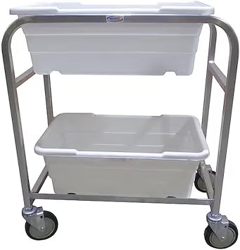 Tub Rack,600 lb. Ld Cap.,Aluminum Cart