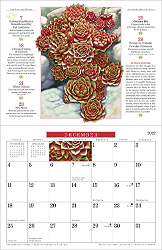 The 2022 Old Farmer's Almanac Gardening Calendar #TOP3