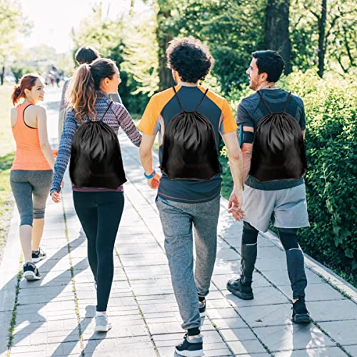 Goodtou Drawstring Backpack 40 Pcs Cinch Bags Drawstring Bags Bulk Nylon Draw String Sport Bag 10 Colors #TOP6