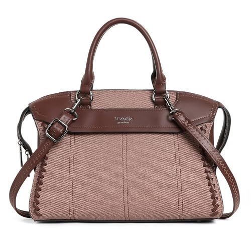 Image of EXOTIC Premium Celeste Tubular Handle Satchel Handbag for Women with Detachable & Adjustable Sling Strap | Spacious Structured Shoulder Bag | Spacious Structured