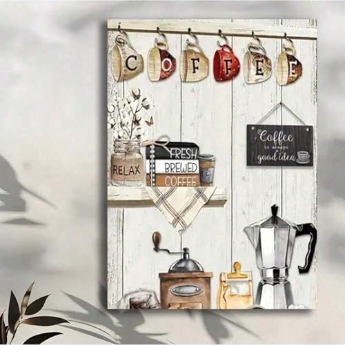 Toile rustique pour cuisine et café : l'esprit bistro chez vous