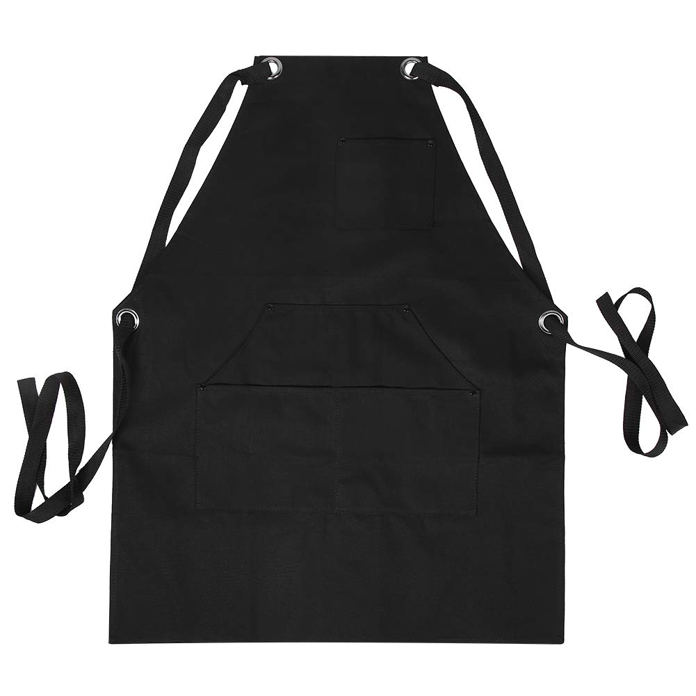 Jeffergarden Tablier de jardin, Travail de Réglable Tissu d'Oxford de Tablier Multifonctionnel de Jardinage de Poches Multiples Grand, de Stockage de Travail Résistant Avec des Poches à Outils rég