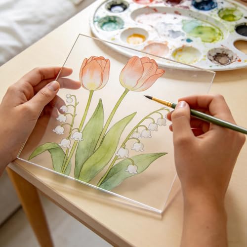 10 Láminas Acrílicas Transparentes 12x16 Pulgadas miniatura 7