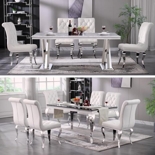 Luxury Velvet Dining Chairs Set