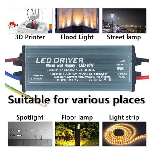 Transformateur LED étanche 20W protection extérieure optimale