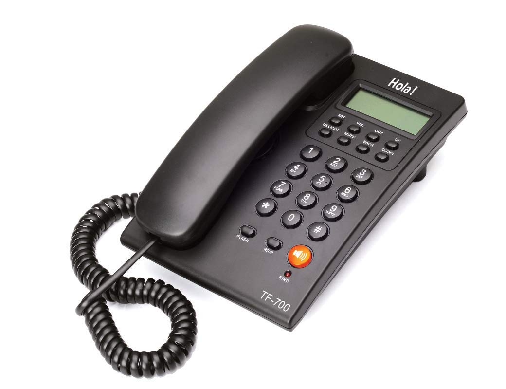 Hola! TF 700 FBA Black Corded Speaker Phone with Caller ID (CLI) and Two Way Speakerphone Function Supported by Date/Time Display-image-42