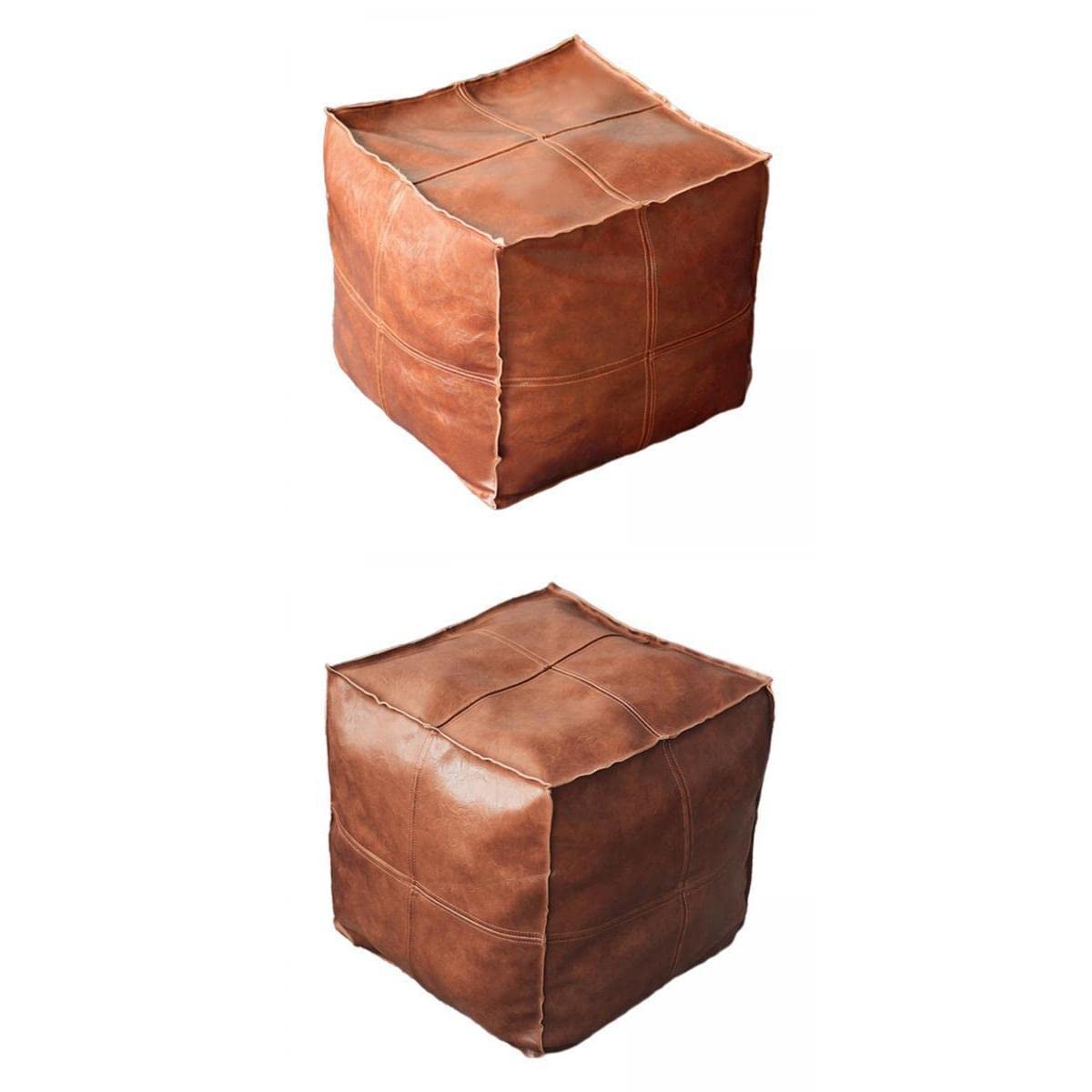 2pcs Boho Moroccan Pouf Cover Footstool Storage Ottoman Decor Living Room | Home & Garden | Furniture | Ottomans, Footstools & Poufs