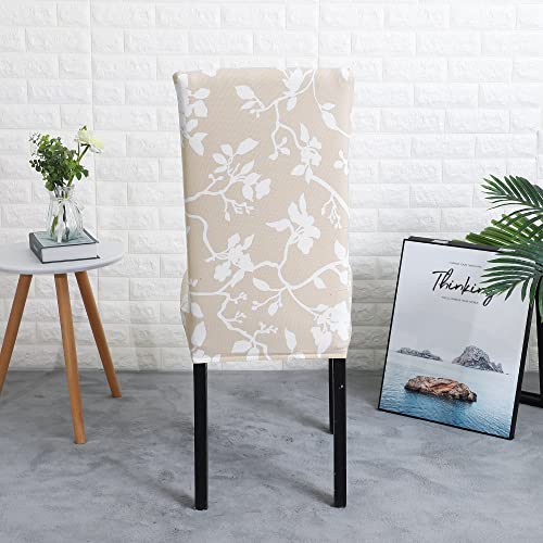 Forcheer Dining Chair Covers Set Of 4 Stretch Floral Dining Chair Slipcovers For Parson Chairs 4 Pack Washable Removable，(4,#16) #TOP3