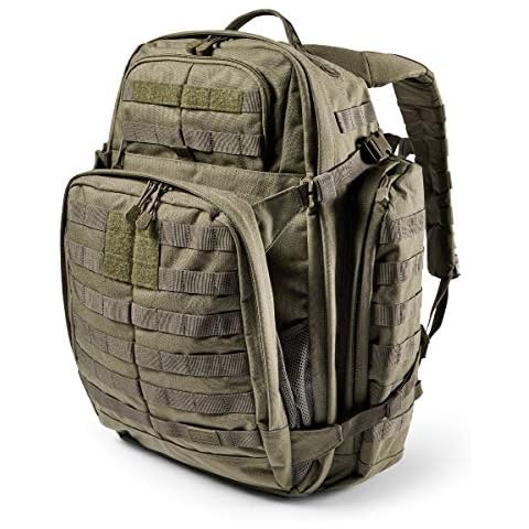 5.11 Tactical Backpack ‚Äì RUSH 72 2.0 ‚Äì Military Molle Pack, CCW and Laptop Compartment, 55 Liter, Large, Style 56565 ‚Äì Ranger Green Cover