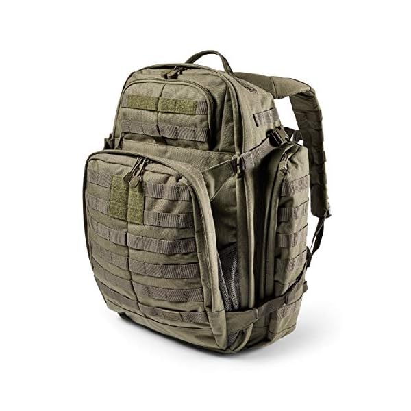 5.11 Tactical Backpack‚ Rush 72 2.0‚ Military Molle Pack, CCW with Multiple Compartments, 55 Liter, Large, Style 56565‚ Ranger Green