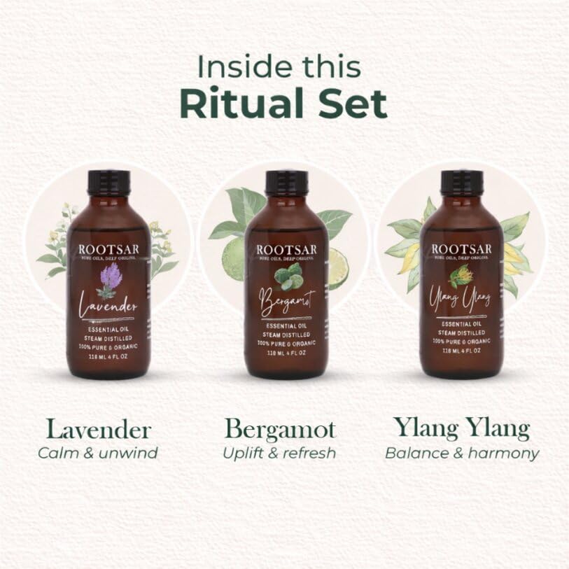 Set de Aceites Esenciales: Lavanda, Bergamota y Ylang Ylang miniatura 3