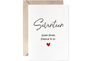 MAGJUCHE 17th Anniversary Card: A Timeless Keepsake for Your Eternal Love