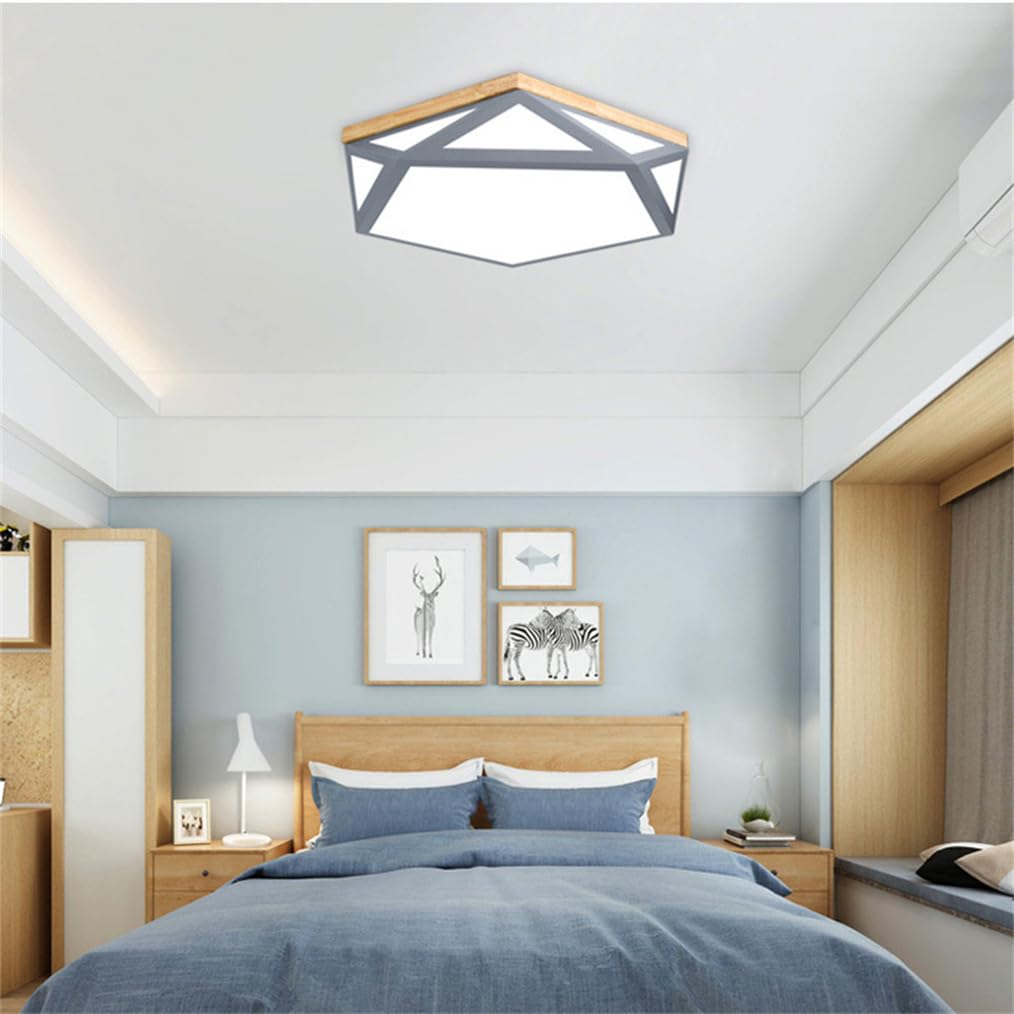 Plafon de Techo Moderna Lámpara de Techo Led Geométrica de 157 Pulgadas para Niños Ideal para Pasillos Salas de Estar Y Decoración del Hogar
