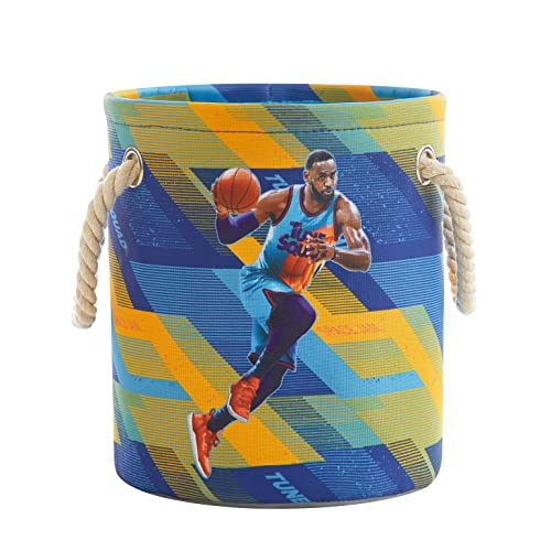 Image of Space Jam: A New Legacy 3 Piece Multi Size Fabric Nestable Toy Storage Basket Set, with Rope Carry Handles