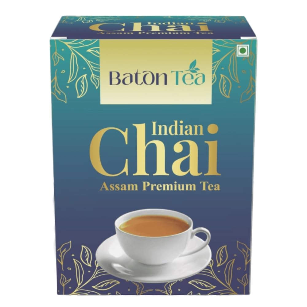 Baton Tea | Indian Chai - 250g | Black Tea Sourced from Assam | Crafted for Chai Lovers | Refreshing Taste and Aroma (B0D1YK8XPT) Amazon Price History, Amazon Price Tracker