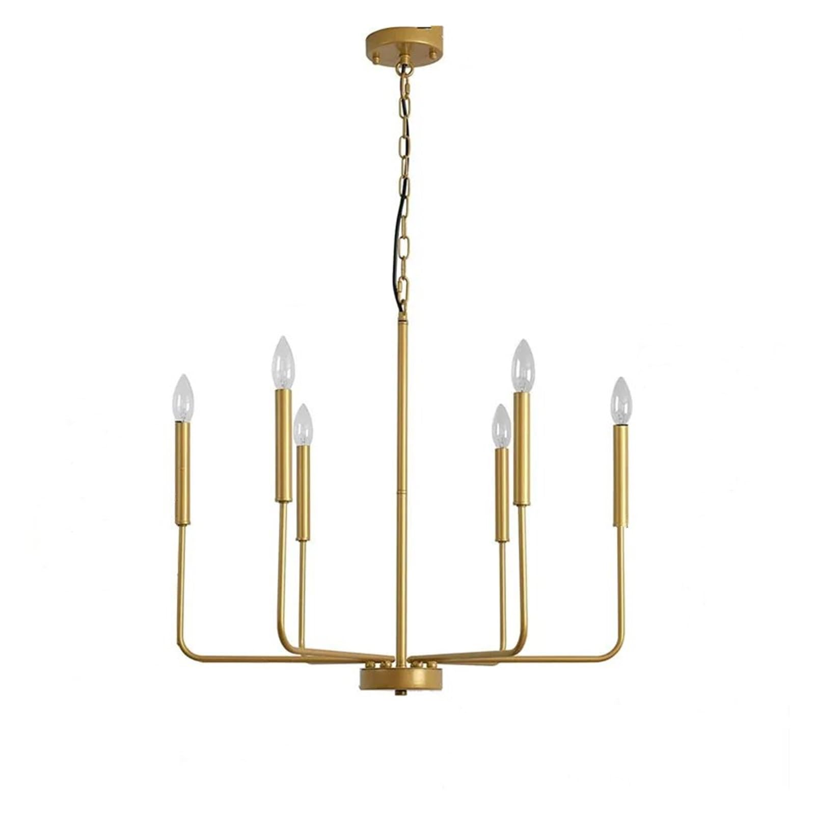 RRJJ Dining Room, Living Room, Bedroom Home Decor Chandelier Black Gold Art Chandelier,Led Chandeliers