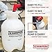 Chapin 20075 Disinfectant Bleach Sprayer, 1 Gallon, Made in The USA, Adjustable Cone Nozzle, Compatible with Bleach Solutions and Fungicides, Translucent White