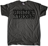 303T Men's Vote Rick Grimes Daryl Dixon The Walking Dead TV Series T-Shirt Large Charcoal