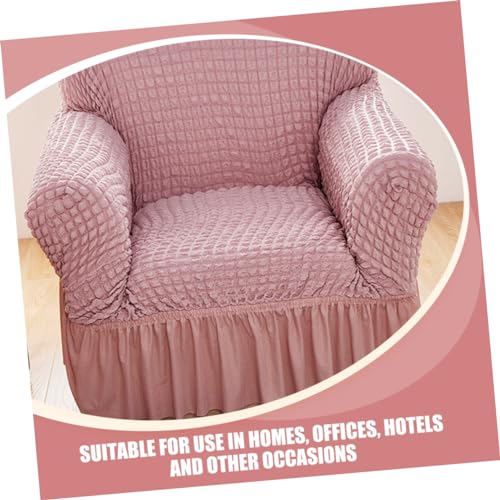 Housse de fauteuil inclinable extensible et lavable en machine pour protection de chaise - 7