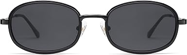 Retro Oval Sunglasses for Women Men Trendy Large Round Y2k Sunnies AP3681