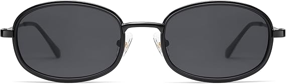 Retro Oval Sunglasses for Women Men Trendy Large Round Y2k Sunnies AP3681