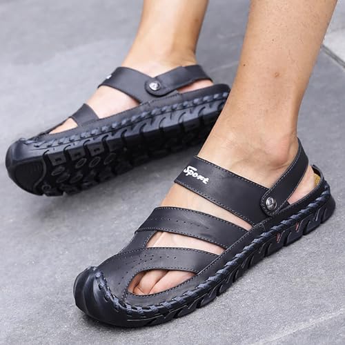 Men's Baotou Breathable Outdoor Sports and Leisure Thick Sole Beach Shoes ls Men's Business Shoes 432