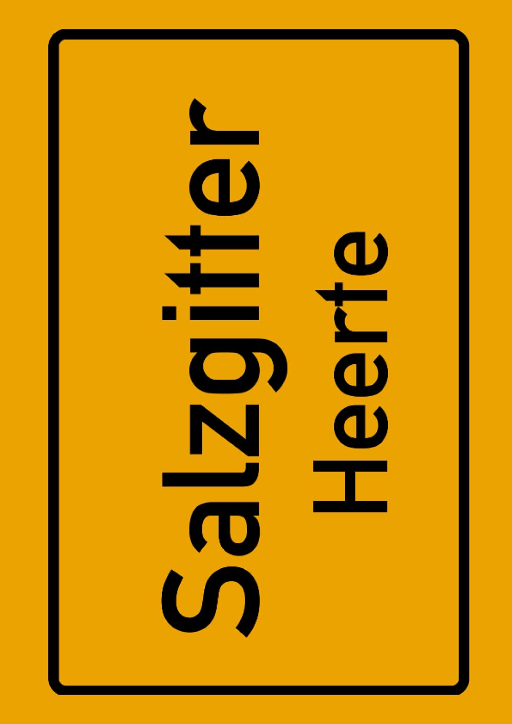 Salzgitter Heerte: Deine Stadt, deine Region, deine Heimat! | Notizbuch DIN A4 blanko 120 Seiten Geschenk (German Edition)