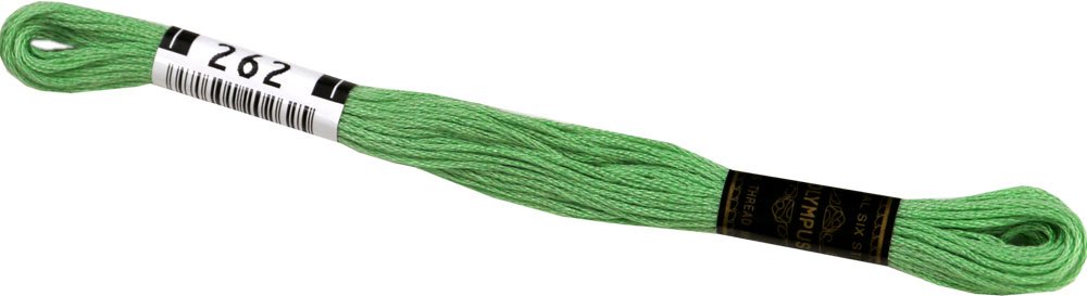 Fil de broderie Olympus écheveau numéro 25 de 8m couleur 262 importé du Japon