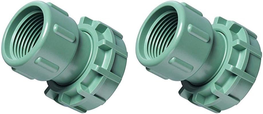 Orbit Colector de válvula premontado Adaptador giratorio hembra de 1 pulgada (paquete de 2)