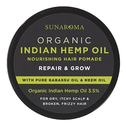 SUNAROMA Organic Hair Pomades (Indian Hemp Oil) - Image 3