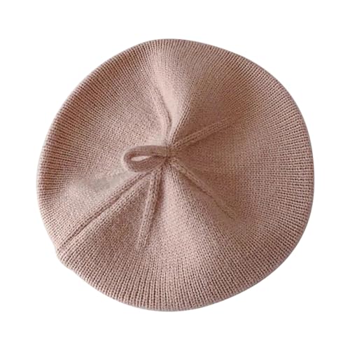 Queenbox Baby Knitted Beret Hat, Lovely Classic French Beanie Cap for 1-3 Year Boy Girl