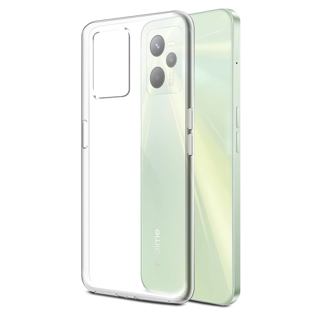 Fashionury Protective Soft Silicone Shockproof Protection Back Case Cover for Realme C35 / Realme Narzo 50A Prime- Transparent (B09W9N1LS4) Amazon Price History, Amazon Price Tracker
