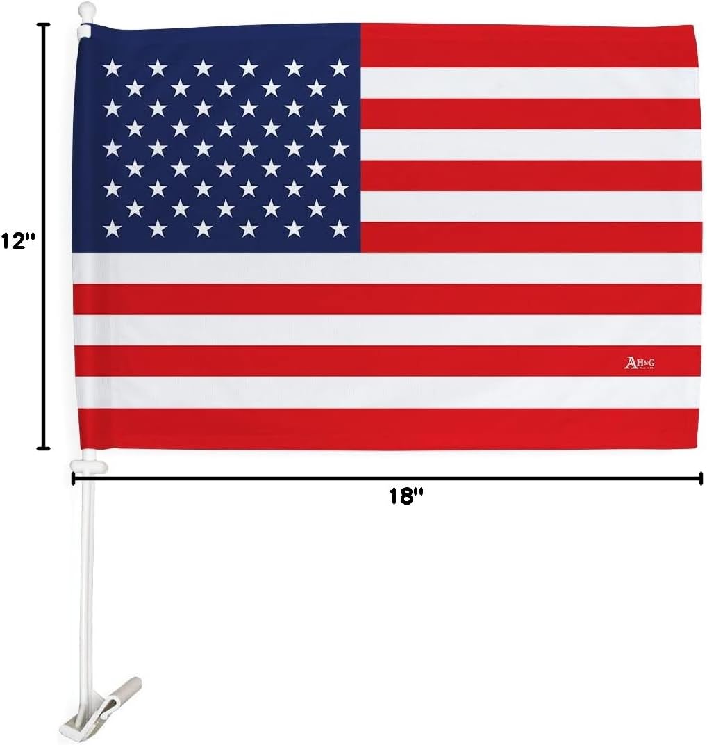 World Cup 2022 Poland Car Flag Pack American Bandera Para Carros Auto Decorations Small Banner For Window Decor Pole Accessories Clip FIFA Sports Fans Outdoor Football Soccer Polish Gifts Made In USA