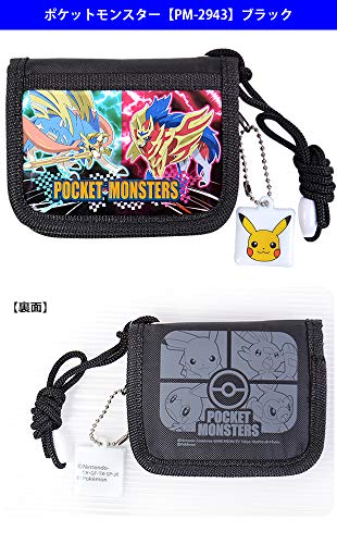 ポケットモンスター 子供用財布 キッズラウンドウォレット ブラック ポケモン 玩具 小玩具 魔術 Whenbuy Jchere Com