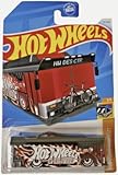 Ain&apos;t Fare&comma; HW Fast Transit 3&sol;5 &lpar;Black&sol;Red&rpar; - Bus - Die-cast Metal - 1&colon;64 Scale - Pull-Back Action - Manual Winding - Kids - Children - Unisex