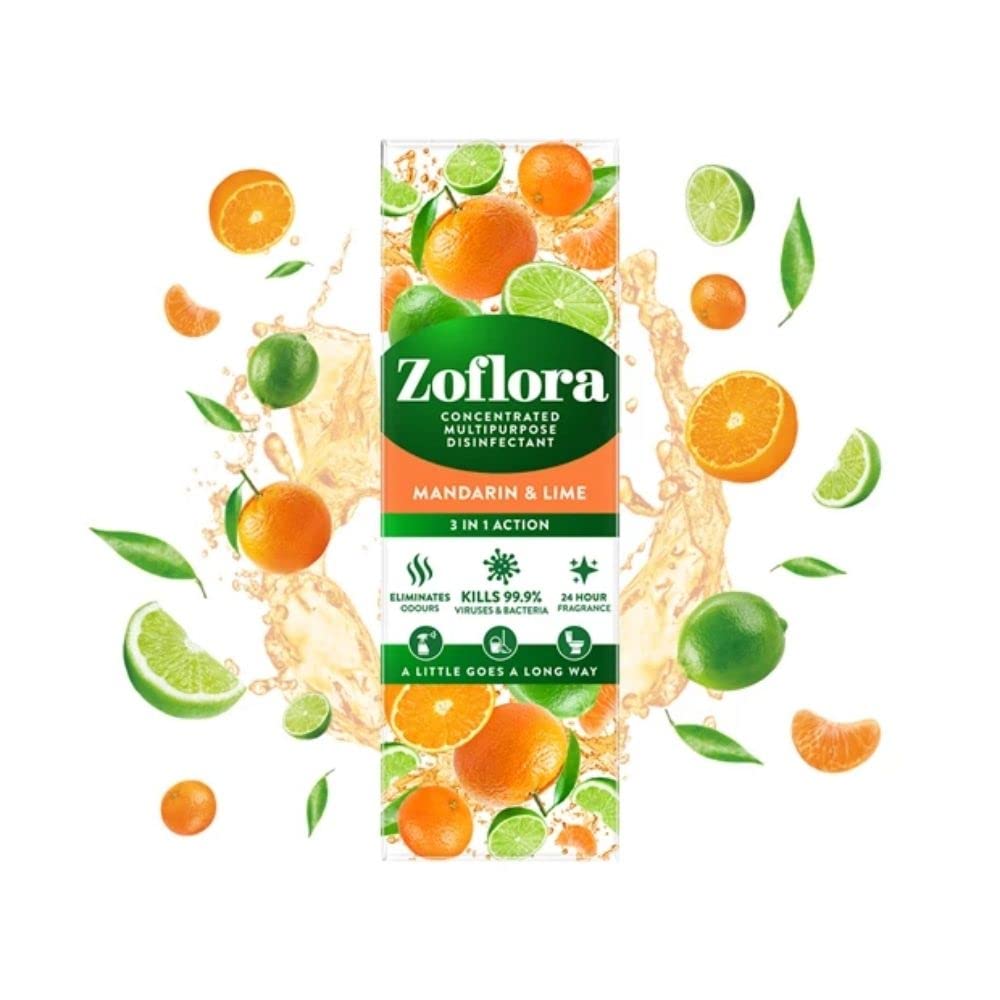 Zoflora Concentrated Disinfectant Liquid, Sweet Pea Scent, 500ml