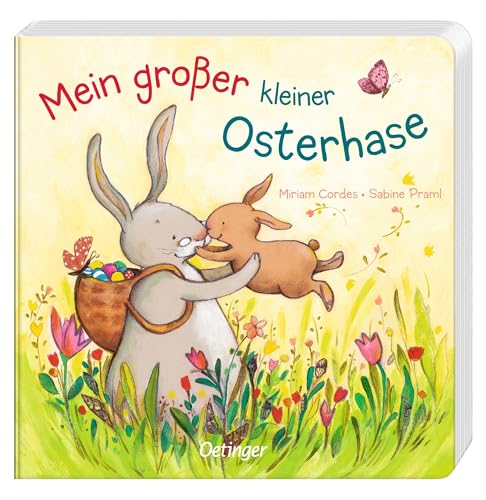 Mein großer kleiner Osterhase: Niedliches Pappbilderbuch zum ersten Osterfest für Kinder ab 18 Monaten