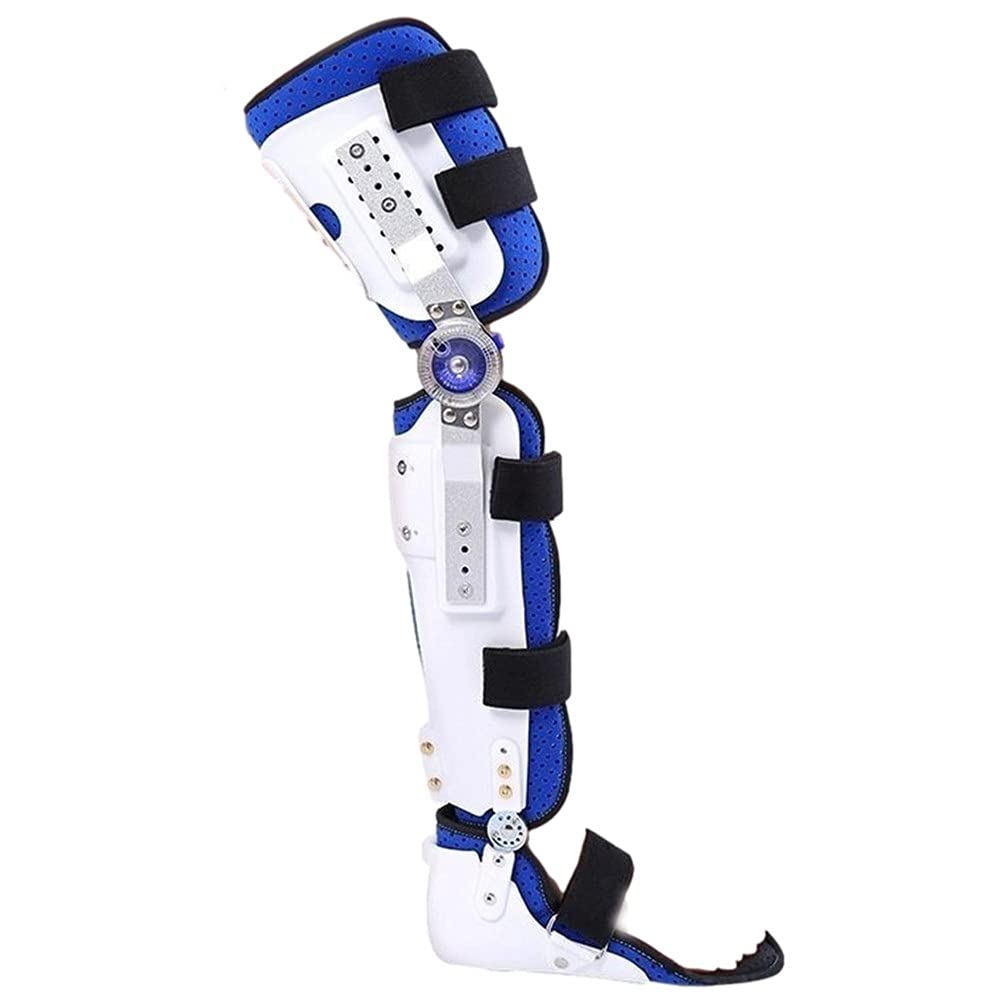 Rodilleras Ortopedicas Articuladas, Soporte de Articulación de Rodilla Ajustable Soporte de Rótula Estabilizador Órtesis Férula, Soporte de Tobillo Reduce El Dolor de Rodilla O Artrosis